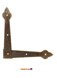 ESCUADRA TORTAJADA MARTILLEADA REF. 70 ANTICUARIO