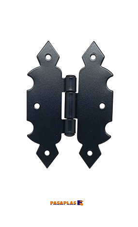 BISAGRA TORTAJADA REF. 46 NEGRO