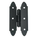 BISAGRA TORTAJADA REF. 43 NEGRO