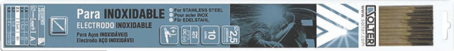 ELECTRODO SOLTER INOX. 2,5mm. (Pack-10)