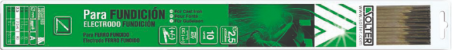 ELECTRODO SOLTER FUNDICION 2,5mm. (Pack-10)
