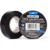 CINTA AISLANTE MIARCO PVC M15 19mm X 20m. NEGRA