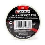 CINTA AISLANTE MIARCO PVC M15 19mm X 20m. GRIS