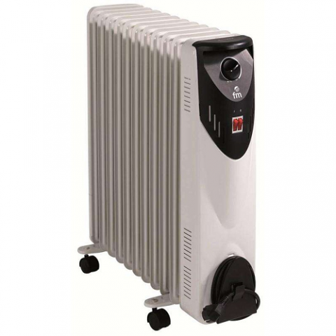 RADIADOR ACEITE FM RW-25 2500W. 11 ELEMENTOS