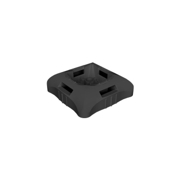BASE BRIDA CLAVO. UNEX 25501 NEGRO (Unidad)