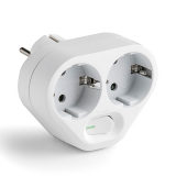 ADAPTADOR FAMATEL 2 TOMAS+T SCHUCO C/ INTERR. 