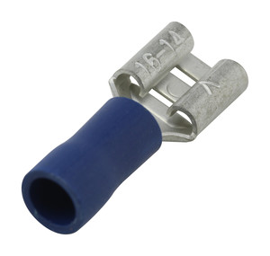 TERMINAL FASTON HEMBRA 2,5mm. AZUL (CIEN)