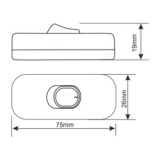 INTERRUPTOR BIPOLAR DH 11.562/B 10A. BLANCO
