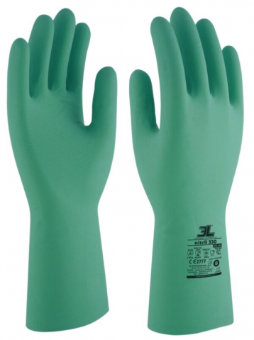 GUANTE NITRIL 330 3L (FUERTE) T/8