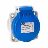 BASE ENCH. IDE 00452 2P+TT 16A CUADRO AZUL