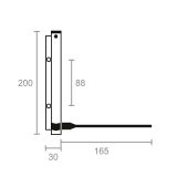 MUELLE CIERRAPUERTAS MICEL 57204 BRAZO PLATA