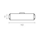 CIERRAPUERTAS MICEL 57214 NEGRO CON RETENEDOR