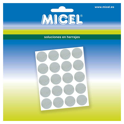 TAPON ADHESIVO MICEL 61905 GRIS (Pack100)