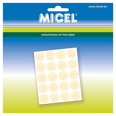 TAPON ADHESIVO MICEL 61906 CREMA (Pack100)