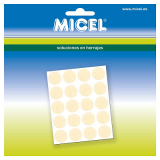 TAPON ADHESIVO MICEL 61906 CREMA (Pack100)