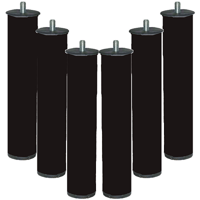 PATAS CANAPE MICEL 96440 250X50mm. NEGRO (Jgo-6 Ud