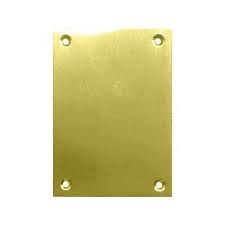 PLACA CIEGA MICEL 250X090 DORADA