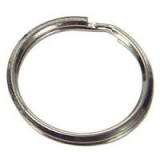 LLAVERO ANILLA MICEL 25 mm. NIQUEL