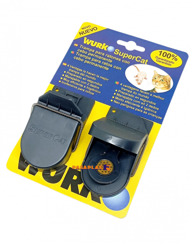 RATONERA SUPER CAT RATONES WURKO (Pack-2)