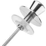 TIRADOR CISTERNA TANQUE BAJO RECTO CROMO