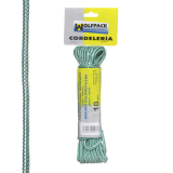 CUERDA TRENZ. POLIPROP. BLANCA/VERDE (Mad. 10m.)