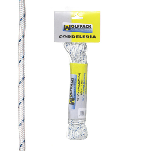 CUERDA NYLON ALTA TENAZ. PLA/AZUL (Mad. 10m.)