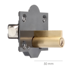 CERROJO WOLFPACK B7 LLAVE/PUL. 143/50mm. PERA