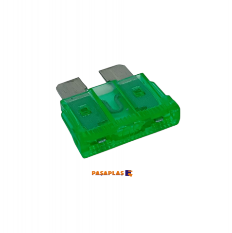 FUSIBLE COCHE FICHA UNIV. 30A VERDE