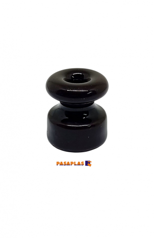 AISLADOR CABLE TRENZADO MARRON PORCELANA FONTINI