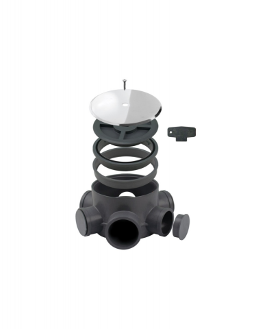 BOTE SIFONICO PVC 110-40-50 CORTO