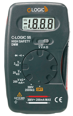 POLIMETRO DIGITAL C-LOGIG 55 EXTRAPLANO