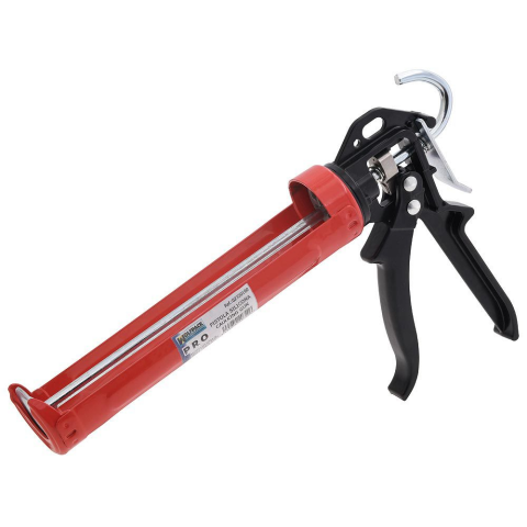 PISTOLA SILICONA MAURER ROJA/NEGRA PROF.