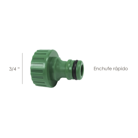 ADAPTADOR MANGUERA PLAST. 3/4-H PW-2195/10