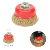 CEPILLO RADIAL WOLFPACK TAZA OND. 120X33 86523 M14