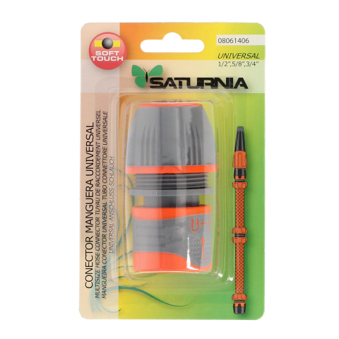 CONECTOR MANG. PLAST. UNIVERSAL SATURNIA