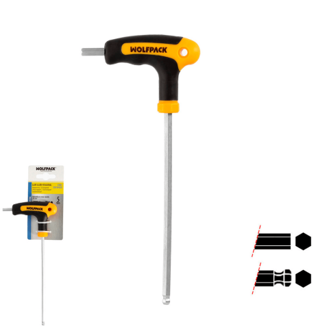 LLAVE ALLEN WOLFPACK MANGO T C/BOLA 05 mm.