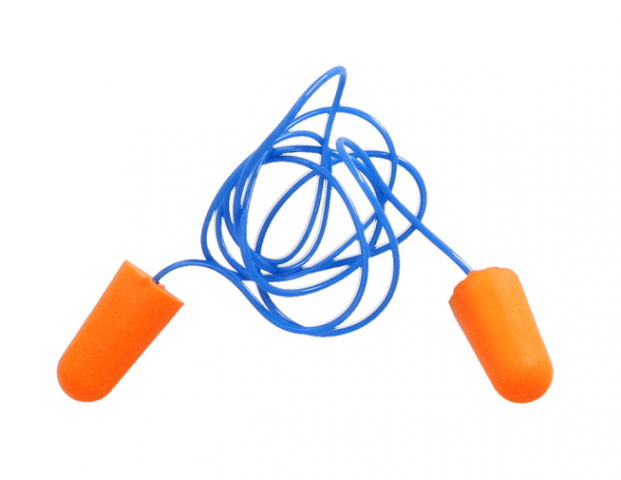 TAPONES AUDITIVOS DESECH. WOLFPACK C/CUERDA