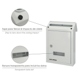BUZON SATURNIA EXT. 21X30X6,8 BLANCO