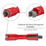 LLAVE PARA GRIFOS MULTIF. WOLFPACK 02160799