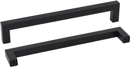 TIRADOR COCINA DIVALFER 432 NEGRO. 384mm.