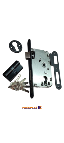 CERRADURA DIVALFER 47mm. NEGRO 1047 52 07