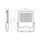 PROYECTOR LED LDV 200W POPULO 4000K NEGRO