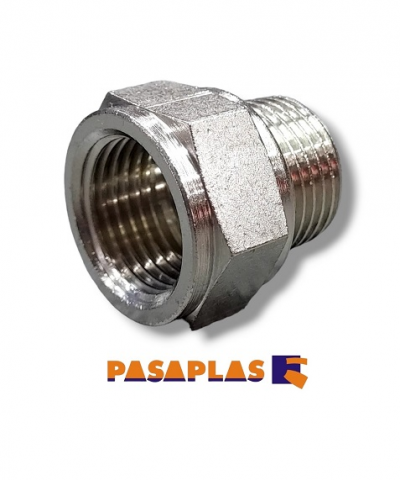 ADAPTADOR ROSCA MACHO 1/2 HEMBRA 1/2 IMOPAC