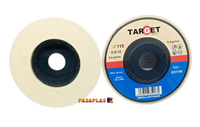DISCO LANA TARGET ABRILLANTADOR DIAMETRO 115