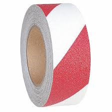 CINTA ANTIDESLIZANTE TARGET ROJA/BLANCA 50mm.X10m.