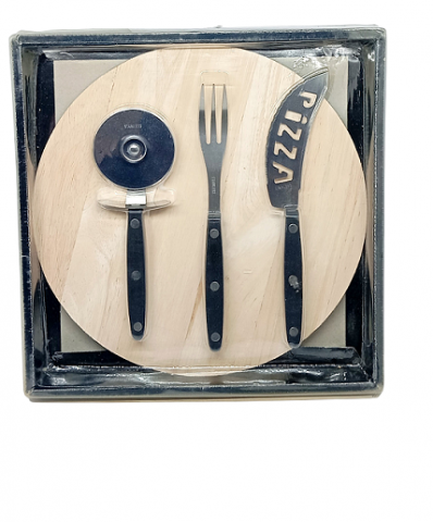 SET CORTAPIZZAS STAINLESS ( 4 Pzas.)