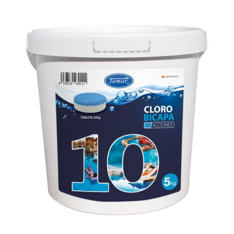 CLORO 10 ACCIONES TAMAR TABLETA (Bote 5 Kg.)
