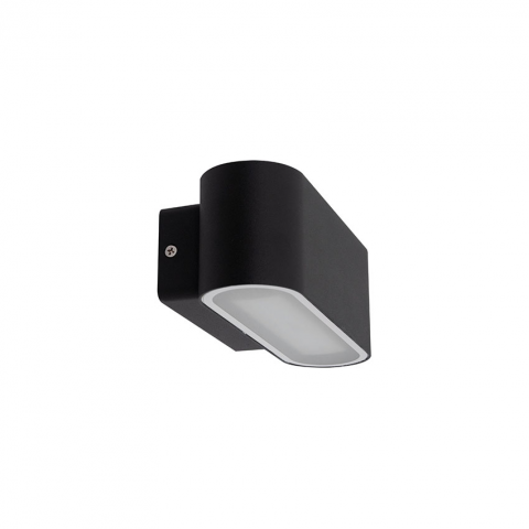 APLIQUE LDV DURBAN LED 2X07W. NEGRO