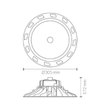 CAMPANA LED UFO PLUS LDV 150W 5700K 