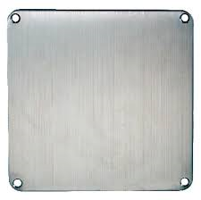PLACA LIMPIEZA DIVALFER ACERO INOX 170X170